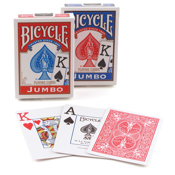 Bicycle Jumbo Index Playing Cards, PK6 1004560
